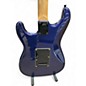 Used Michael Kelly Stratocaster Style Purple Solid Body Electric Guitar