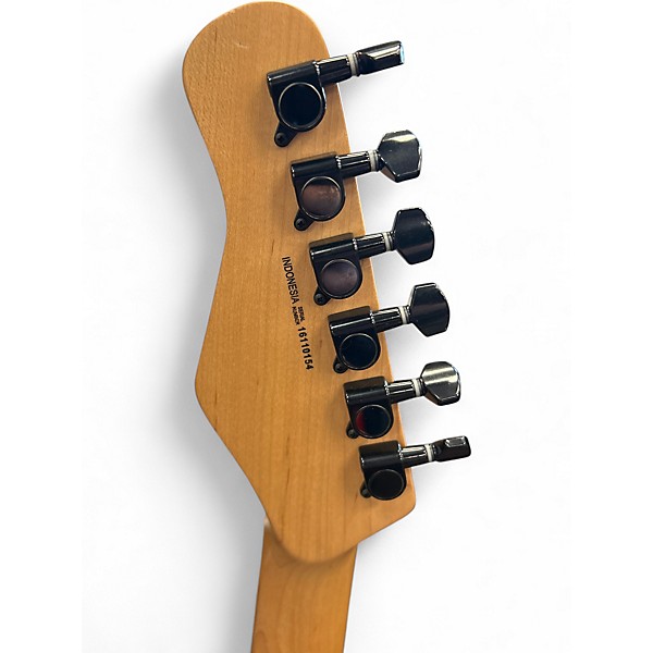 Used Michael Kelly Stratocaster Style Purple Solid Body Electric Guitar