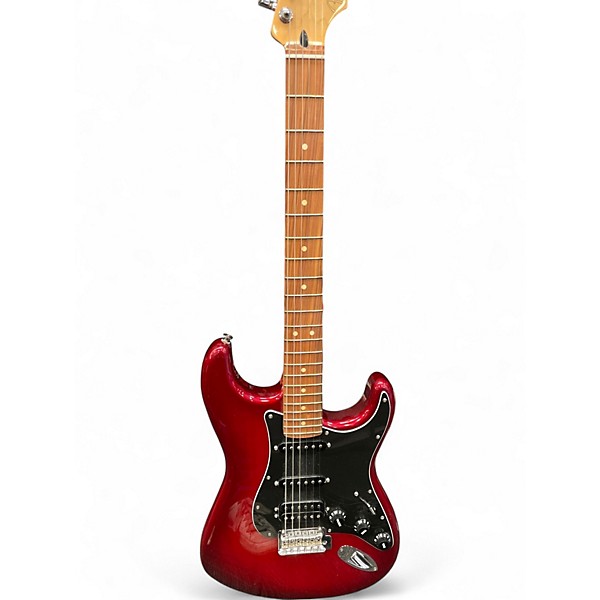 Used Fender Player Stratocaster HSS Cherry Solid Body Electric Guitar