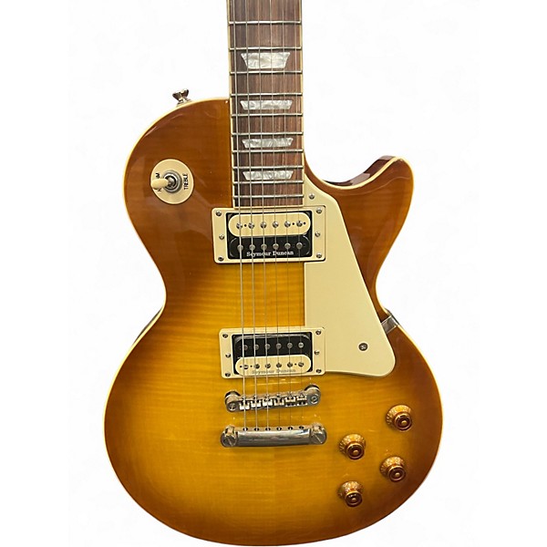 Used Epiphone les paul custom plus Honey Burst Solid Body Electric Guitar
