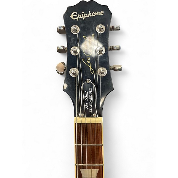 Used Epiphone les paul custom plus Honey Burst Solid Body Electric Guitar