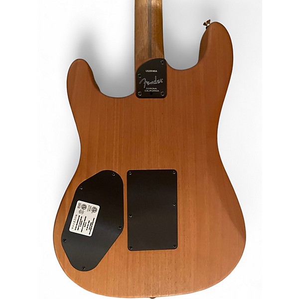 Used Fender American Acoustasonic Stratocaster Dakota Red Acoustic Electric Guitar