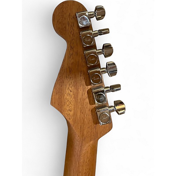 Used Fender American Acoustasonic Stratocaster Dakota Red Acoustic Electric Guitar