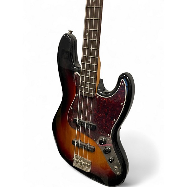 ベース Squier Deluxe Jazz Bass Active fender Squier Deluxe Jazz Bass V Active - 3-Color Sunburst | Sweetwater