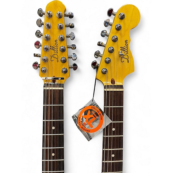 Used Dillion DDN-ST 612 2 Color Sunburst Solid Body Electric Guitar