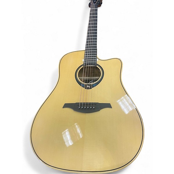 Used Lag Guitars THV20DCE Natural Acoustic Electric Guitar