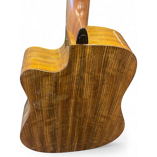 Used Lag Guitars THV20DCE Natural Acoustic Electric Guitar