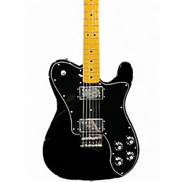 Used 2024 Fender American Vintage II 1975 Telecaster Deluxe Black Solid Body Electric Guitar