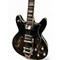 Used Hagstrom Tremar Viking Deluxe Black Hollow Body Electric Guitar