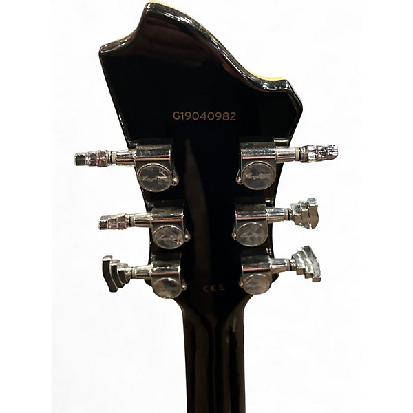 Used Hagstrom Tremar Viking Deluxe Black Hollow Body Electric Guitar