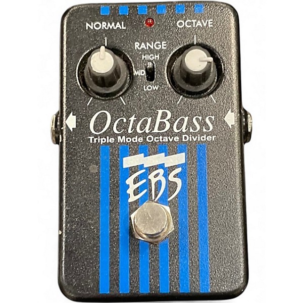 Used EBS Octabass Triple Mode Bass Octave Divider Bass Effect Pedal