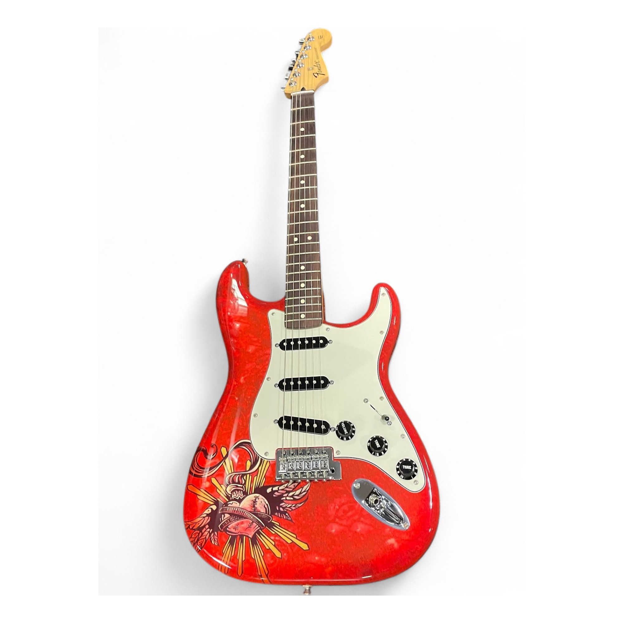 Used Fender Special Edition David Lozeau Sacred Heart Stratocaster