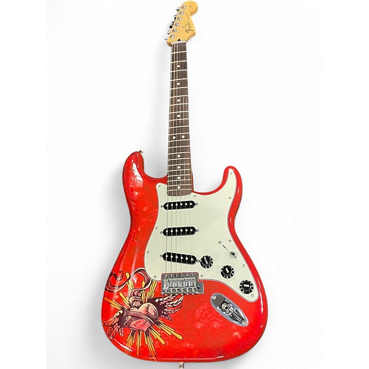Used Fender Special Edition David Lozeau Sacred Heart Stratocaster
