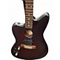 Used Iyv JM Style Hybrid Burgundy Burst Hollow Body Electric Guitar