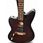 Used Iyv JM Style Hybrid Burgundy Burst Hollow Body Electric Guitar