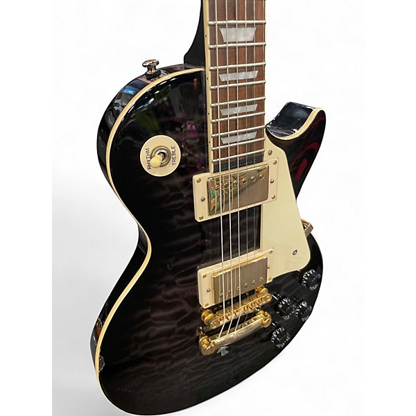 Used Epiphone Les Paul Ultra Midnight Ebony Solid Body Electric Guitar