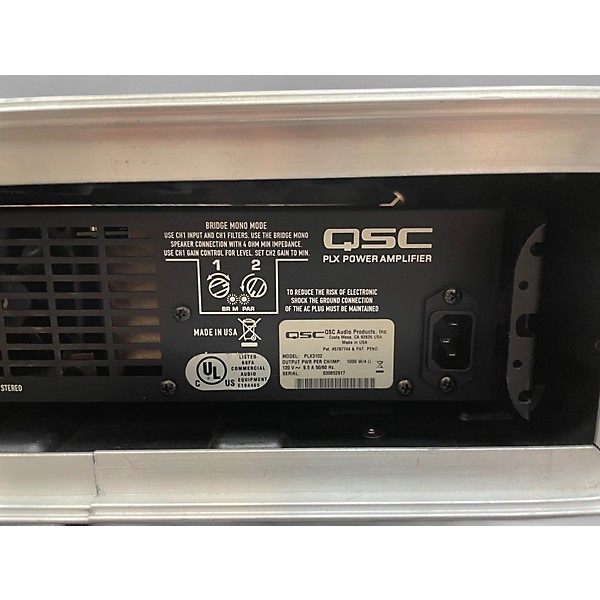 Used QSC PLX3102 Power Amp