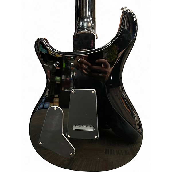 Used PRS SE Custom 22 Semi-Hollowbody Black Hollow Body Electric Guitar