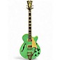 Used D'Angelico Deluxe SS LE Matte Surf Green #29/50 Hollow Body Electric Guitar thumbnail