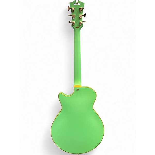 Used D'Angelico Deluxe SS LE Matte Surf Green #29/50 Hollow Body Electric Guitar