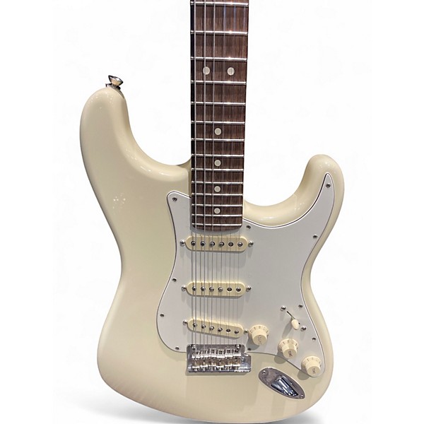 Used 2019 Fender American Professional Stratocaster SSS Vintage White Solid Body Electric Guitar