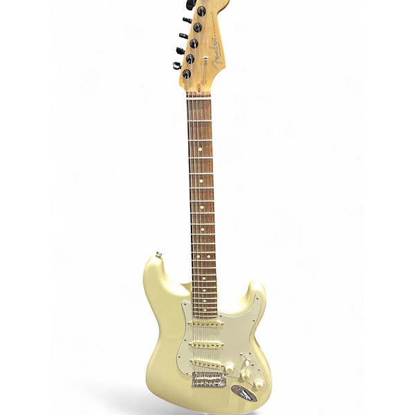 Used 2019 Fender American Professional Stratocaster SSS Vintage White Solid Body Electric Guitar