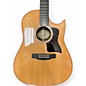 Used Langejans R-6 Dreadnaught Natural Acoustic Electric Guitar