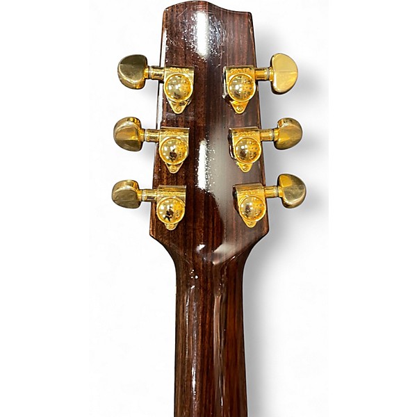 Used Langejans R-6 Dreadnaught Natural Acoustic Electric Guitar