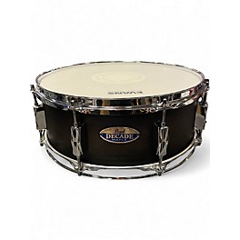 Used Pearl 5.5X14 snare decade maple Black Drum