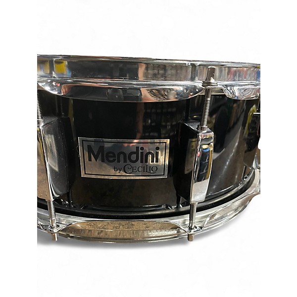 Used Mendini 14X6 SNARE KIT Black Drum