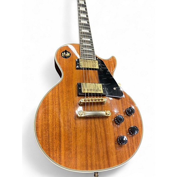 Used Epiphone Les Paul Custom Koa Solid Body Electric Guitar