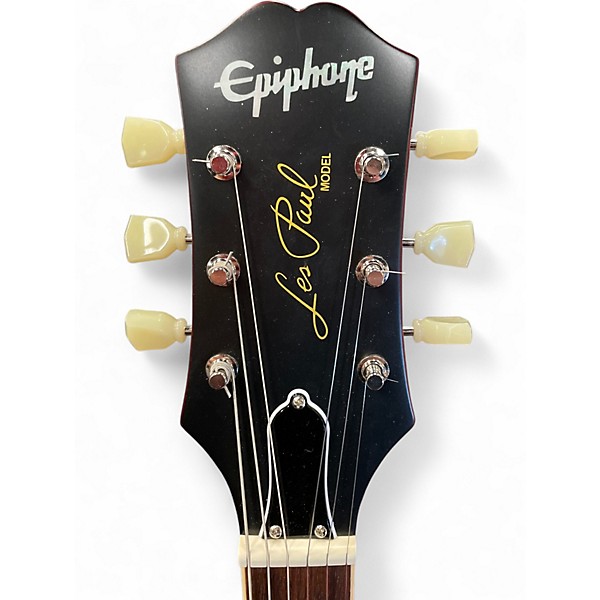 Used Epiphone 1959 Les Paul Standard Limited Edition aged dark burst Solid Body Electric Guitar
