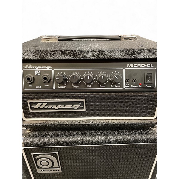 ベース Ampeg Micro-CL Ampeg Micro-CL 2 x 10-inch 100-watt Bass Stack | Sweetwater