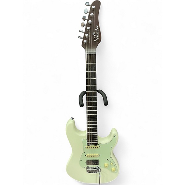 Used Schecter Guitar Research Nick Johnston Arctic White Solid Body Electric Guitar