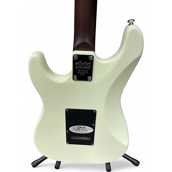 Used Schecter Guitar Research Nick Johnston Arctic White Solid Body Electric Guitar