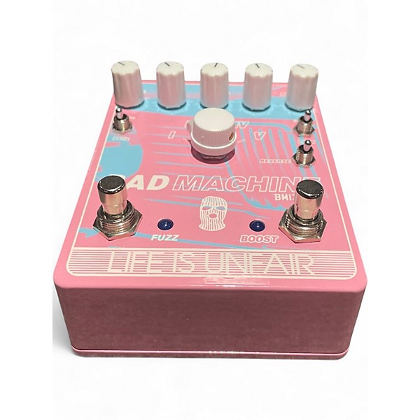 Used Life Is Unfair Bad Machine REVERB EXCLUSIVE Pink/Blue/White Effect Pedal