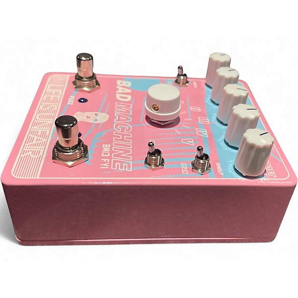 Used Life Is Unfair Bad Machine REVERB EXCLUSIVE Pink/Blue/White Effect Pedal