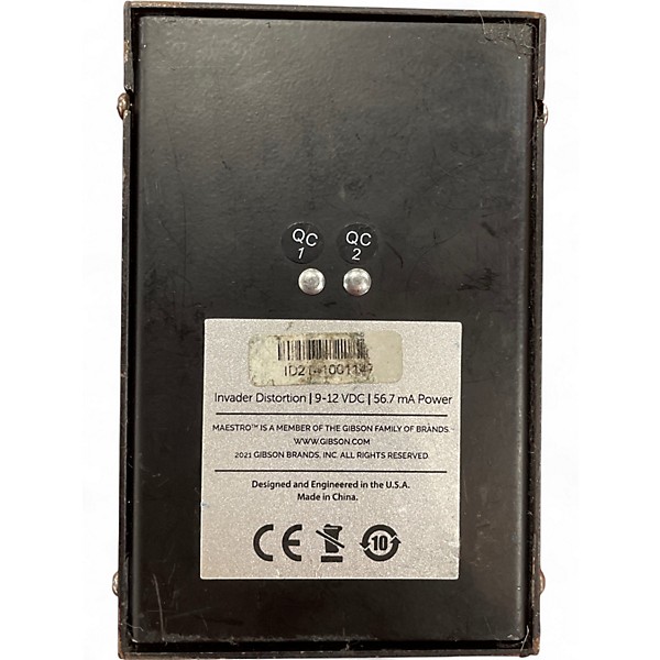 Used Maestro INVADER DISTORTION Effect Pedal
