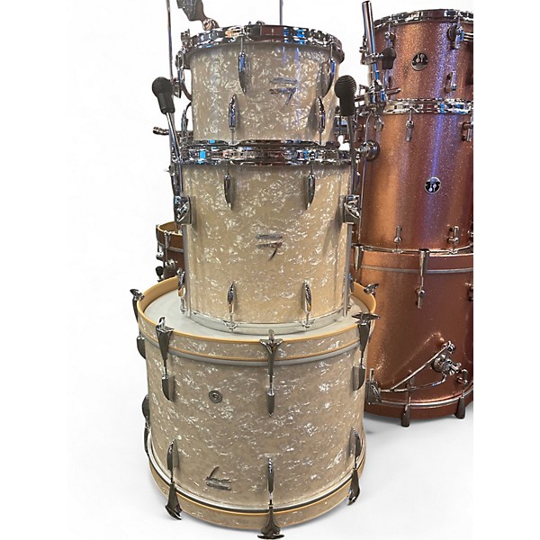 Used Sonor 3 Piece vintage series white marine pearl  Drum Kit