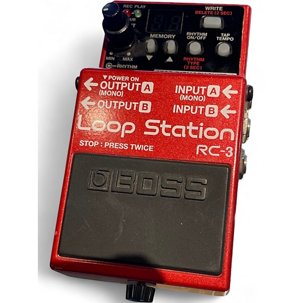 Used BOSS RC3 Loop Station Pedal