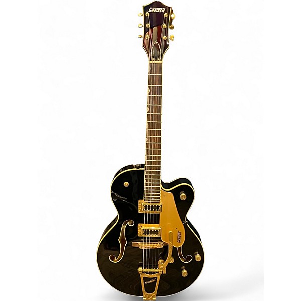 Used Gretsch Guitars G5420T Electromatic Black and Gold Hollow Body Electric Guitar