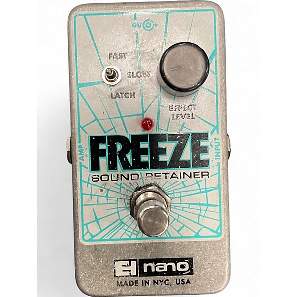 Used Electro-Harmonix Freeze Sound Retainer Compression Effect Pedal