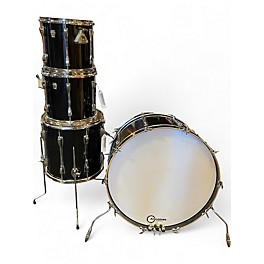 Used Ludwig 4 Piece Classic Maple Black Drum Kit