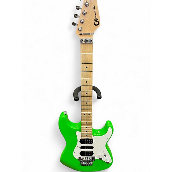 Used 2021 Charvel Pro-Mod So-Cal Style 1 HSH FR M Slime Green Solid Body Electric Guitar