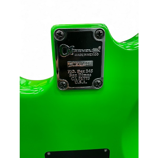 Used 2021 Charvel Pro-Mod So-Cal Style 1 HSH FR M Slime Green Solid Body Electric Guitar