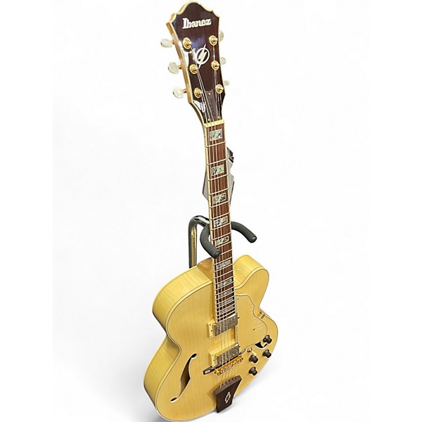 Used Ibanez AF105 Natural Hollow Body Electric Guitar