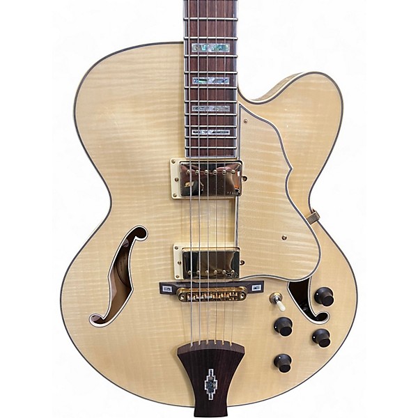 Used Ibanez AF105 Natural Hollow Body Electric Guitar