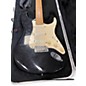 Used Fender American Standard Stratocaster Black Solid Body Electric Guitar thumbnail