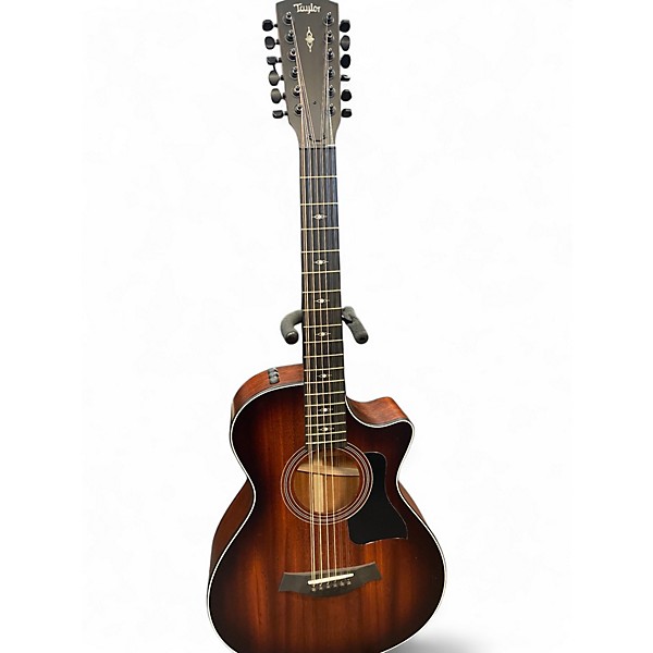 Used Taylor 362ce Shaded Edge Burst 12 String Acoustic Electric Guitar