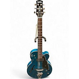 Used 2010s Vox Giuletta VGA 3D Sapphire Blue Trans Hollow Body Electric Guitar